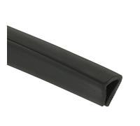 PATIKIL 8mm Profilato In Gomma Per Bordi, 2 Metri Protezione Flessibile A Canale U Per Bordi Affilati, Lamiera, Porte Auto, Portelloni, Angoli Tavolo,
