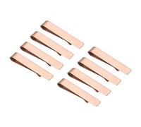 PATIKIL 8Pcs Clip De Corbata Delgado De 1.9 Pulgadas, Clips De Corbata De Acero Inoxidable Para Hombre Para Bodas Y Negocios, Color Oro Rosa