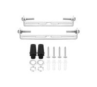 PATIKIL 90mm 100mm Techo Luz Placa Kit, 2 Juego Luz Accesorio Montaje Soporte Placa Universal Acero Transversal Barra para Hogar Oficina Colgante Pared Lámpara