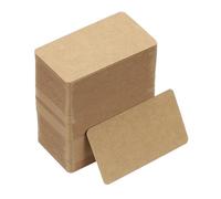 PATIKIL 9cm x 5cm Tarjetas de Visita, 300Pcs Tarjetas en Blanco, Cartulina, Papel para Manualidades, para Juegos de Memoria, Negocios, Marrón