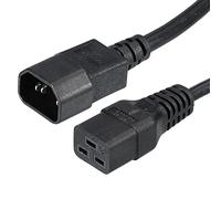 PATIKIL AC Alimentación Cable 3 Clavijas C14 Macho a C19 Hembra 1.64 Pies 250V 10A 16A PDU Extensión Cable para Portátil Electrónica TV Computadora Impresora Radio Monitor