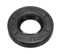 PATIKIL Aceite Sello Nitrilo Caucho Cubierta Doble Labio 17x35x7mm Negro | Resorte Cargado TC Aceite Eje Sello para Rodamiento Eje