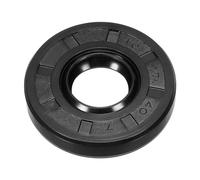 PATIKIL Aceite Sello Nitrilo Caucho Cubierta Doble Labio 17x40x7mm Negro | Resorte Cargado TC Aceite Eje Sello para Rodamiento Eje