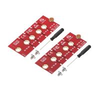 PATIKIL Adaptador De Extensión M2 NVME SSD para 2230 2242 2260 2280 2Pcs Adaptador M.2 De Cambio A Tamaño Largo con Destornilladores para Oficinas Casas Y Cibercafés Rojo
