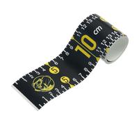 PATIKIL Adhesivo Pez Regla, 51 Pulgada Pescado Métrica Cinta Etiqueta Cinta Impermeable para Pesca Barco Kayak Trabajo Banco, Negro