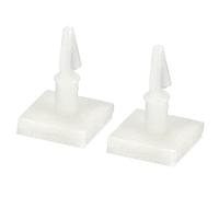 PATIKIL Adhesivo Separador, 10 Paquete Reversa Montaje Aislamiento Soporte Aislamiento Columna PCB Espaciador 0,37" Soporte Altura, Blanco