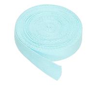 PATIKIL Algodón Sarga Cinta 20mm(3/4") 9m(10 Yardas) Algodón Cinta Bies Encuadernación Cinta Espiga Correas Adorno para Coser Regalo Envoltura Artesanía Bricolaje Claro Azul