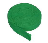PATIKIL Algodón Sarga Cinta 20mm(3/4") 9m(10 Yardas) Algodón Cinta Bies Encuadernación Cinta Espiga Correas Adorno para Coser Regalo Envoltura Artesanía Bricolaje Césped Verde