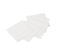 PATIKIL Alúmina Cerámica Hoja Cuadrado Enfriamiento Almohadilla Aislante Hoja 5uds Alta Dureza para MOS Transistor 50x50x1mm(2x2x0.04")