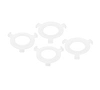 PATIKIL Anillo Adaptador de Pantalla de Lámpara E27 a E14 Paquete de 4 Anillos Convertidores Reductores de Sujeción de Pantalla de Lámpara Blanco