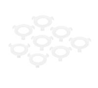 PATIKIL Anillo Adaptador de Pantalla de Lámpara E27 a E14 Paquete de 8 Anillos Convertidores Reductores de Sujeción de Pantalla de Lámpara Blanco