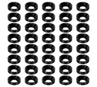 PATIKIL Arandela Avellanada de Acabado M6, 60 Piezas de Aluminio Anodizado de Aleación de Aluminio con Tornillo de Cabeza Plana para Accesorios Mecánicos, Piezas de Modelos DIY, Negro