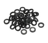 PATIKIL Arandela Plana de Goma M10, 20 Pcs, 10 mm de Diámetro Interior, 16 mm de Diámetro Exterior, 2.5 mm de Grosor, Junta Espaciadora de Sellado para Grifo, Tubería de Agua, Negro