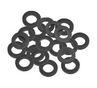 PATIKIL Arandela Plana de Goma M15, 20 Pcs, 15 mm de Diámetro Interno, 23 mm de Diámetro Externo, 2.5 mm de Grosor, Junta Espaciadora de Sellado para Grifo, Tubería de Agua, Negro