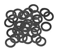 PATIKIL Arandela Plana de Goma M20, 40 Pcs, 20 mm de Diámetro Interno, 30 mm de Diámetro Externo, 3 mm de Grosor, Junta Espaciadora de Sellado para Grifo, Tubería de Agua, Manguera, Negro