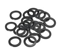 PATIKIL Arandela Plana de Goma M32, 20 Pcs, 32 mm de Diámetro Interno, 46 mm de Diámetro Externo, 4 mm de Grosor, Junta Espaciadora de Sellado para Grifo, Tubo de Agua, Negro