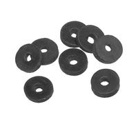 PATIKIL Arandela Plana de Goma M4, Paquete de 8 Unidades 4mm ID 13mm OD 3mm de Grosor Junta Espaciadora de Sellado para Grifo, Tubo de Agua, Manguera, Perno de Fijación, Negro