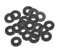 PATIKIL Arandela Plana de Goma M5, 20 Pcs, 5 mm de Diámetro Interno, 13 mm de Diámetro Externo, 1.5 mm de Grosor, Anillo de Junta de Sellado para Grifo, Tubo de Agua, Negro