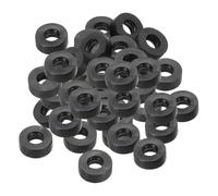 PATIKIL Arandela Plana de Goma M5, Paquete de 60 Unidades 5mm ID 12mm OD 4.5mm de Grosor Junta Espaciadora de Sellado para Grifo, Tubo de Agua, Perno de Fijación, Negro