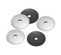 PATIKIL Arandelas de Sellado de Neopreno EPDM con Revestimiento de Acero Inoxidable 304 10 Piezas Arandelas de Goma de Neopreno de 5.5x32mm para Perno Sellado Marinas (#12)