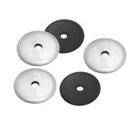 PATIKIL Arandelas de Sellado EPDM Galvanizadas de 5.5x32mm 50 Piezas Junta de Goma de Neopreno Respaldada con Arandela de Tornillo para Industria Hogar Techos (#12)