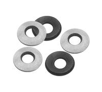 PATIKIL Arandelas de Sellado EPDM Galvanizadas de 8x19mm 100 Piezas Junta de Goma de Neopreno Respaldada con Arandela de Tornillo para Maquinaria Industrial Hogar Barcos y Techos