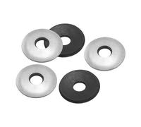 PATIKIL Arandelas de Sellado EPDM Galvanizadas de 8x25 mm 50 Piezas Junta de Goma de Neopreno Respaldada con Arandela de Tornillo para Maquinaria Industrial Hogar Barcos y Techos