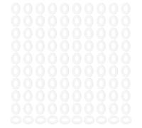 PATIKIL Arandelas planas de nylon M6, 120 piezas 6mm ID 12mm OD 1.5mm de grosor Arandelas redondas planas de sellado de plástico Espaciador Juntas de repuesto, blanco