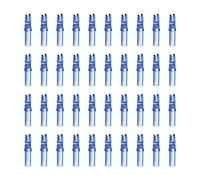 PATIKIL Arquería Flecha Puntas 6.2mm 0.244", 40 Paquete Insertar Flecha Punta Reemplazo para Disparando, Claro Azul