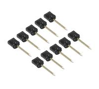 PATIKIL Arquería Objetivo Pines, 10 Paquete Manganeso Acero Aleación Clavos Tiro Objetivo Pin Corregido para Sostener Objetivo Papel Cara, Negro