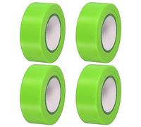 PATIKIL Banderola Cinta 1"x98', Paquete 4 PVC No Adhesivo Neón Marcaje Cinta para Árbol Encuesta Límites Aire Libre Sendero, Verde