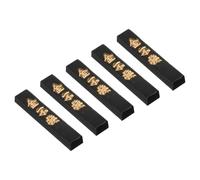 PATIKIL Barra De Tinta China Para Caligrafía 2 Pulgadas 10g 5 Pcs Barra De Tinta De Aceite Hecha A Mano Para Práctica De Caligrafía Tradicional Suministros Para Pintar Y Dibujar Negro