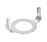 PATIKIL Base de sillín de arpa E26 36mm Collar UNO Acero Plata | Adaptador de collar UNO antideslizante, accesorios de repuesto para pantalla de lámpara, para enchufe de luz roscado