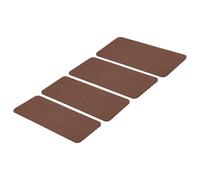 PATIKIL Base Shaper de Fieltro de 12,5", 4 Piezas de Inserto de Organizador de Fondo de Bolso Rectangular para Bolso de Mano, Bolso Tote, Bolso de Viaje, Bolso de Lona Cosmético, Café