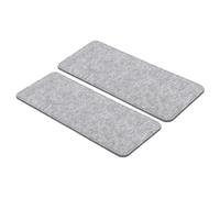 PATIKIL Base Shaper de Fieltro de 12,5 Pulgadas, 2 Piezas de Inserto Organizador de Base de Bolso Rectangular para Bolso de Mano, Bolso Tote, Bolso de Viaje, Bolso de Lona Cosmético, Gris