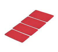 PATIKIL Base Shaper de Fieltro de 13.8/7", 4 Piezas de Organizador de Base de Bolso Insertable Rectangular para Bolso de Mano, Bolso Tote, Bolso de Viaje, Bolso de Lona Cosmético, Rojo