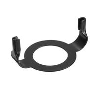 PATIKIL Base Sillín Arpa Lámpara E26 UNO 1-7/16" (36mm) Negro | Antideslizante, Adaptador de Collar, Accesorios de Pantalla de Acero de Repuesto, para Portalámparas Roscado