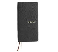 PATIKIL Blocs de Notas de Cuero para Listas, 160 Páginas 6.5 x 3.2"es Diarios de Cuero, Cuaderno de Tareas para Negocios Planes Personales Agenda Organizador Negro