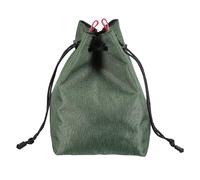 PATIKIL Bolsa de Cámara con Cordón, 6.69"x4.72"x0.12" Bolsa de Hombro Impermeable con Cordón para Cámara con Correas para Nikon DSLR, Verde