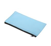 PATIKIL Bolsa impermeable con cremallera, bolsa de almacenamiento de dinero en efectivo para oficina, color azul cielo