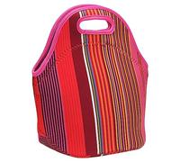 PATIKIL Bolsas de almuerzo aisladas, 12 x 6 x 12 pulgadas, bolsa Bento reutilizable, bolsa térmica para el almuerzo, bolsa portátil para alimentos para hombres y mujeres, multicolor