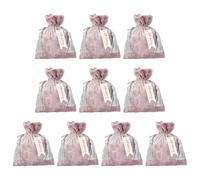 PATIKIL Bolsitas De Felpa Favor De 5.51x3.94 Pulgadas, 10 Pcs Bolsas De Regalo De Caramelo Para Boda Día De La Madre Pascua Aniversario Navidad Graduación Celebración, Rosa
