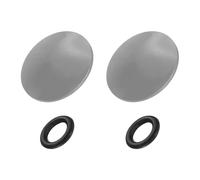 PATIKIL Botón Obturador Cámara, 2 Piezas Botones Liberación Obturador Superficie Convexa 10mm Botón Cámara Cobre Puro para Nikon para Fujifilm para Leica DSLR/SLR, Gris