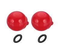 PATIKIL Botón Obturador Cámara, 2 Piezas Botones Obturación En Forma Bola 10mm Cobre Puro para Fujifilm XT5 XT30 XT20 XT4 XE2 XE4, Rojo