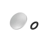 PATIKIL Botón Obturador Cámara, Botón Liberación Obturador Superficie Convexa 10mm Botones Cámara Cobre Puro para Nikon para Fujifilm para Leica DSLR/SLR, Plateado