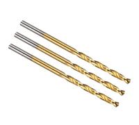 PATIKIL Brocas de 2.2 mm, Acero de Alta Velocidad M42 con 8% Cobalto, Vástago Recto Jobber 135° Recubierto de Nitruro de Titanio (TiN) para Acero Inoxidable y Metales Duros - Paquete de 3