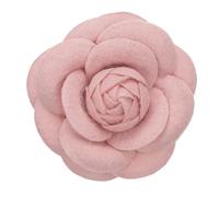 PATIKIL Broches de Flores de Camelia Broches de Tela Vintage Hechos a Mano para Mujeres Adornos Florales para Sombreros Vestidos Camisas Corbatas Ramillete Color Rosa