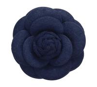 PATIKIL Broches de Flores de Camelia Broches de Tela Vintage Hechos a Mano para Mujeres Adornos Florales para Sombreros Vestidos Camisas Corbatas Ramillete Color Morado Oscuro