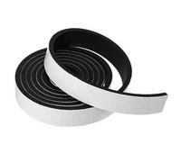 PATIKIL Burlete para Puertas, 1 Rollo 25x5mm Espuma Sellar Cinta Adhesivo Aislamiento Tira para Puerta Ventana Aire Acondicionador, Negro(6.56 Pies Longitud)