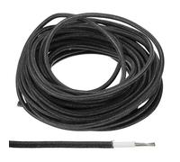PATIKIL Cable Electrónico de 9.8 Pies 18AWG, Aislante de Silicona Flexible Resistente a Altas Temperaturas de -30 a 200 Grados Celsius para Lámpara, Caldera, Calefactor, Negro